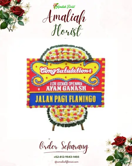 Sewa Papan Bunga Pakutandang